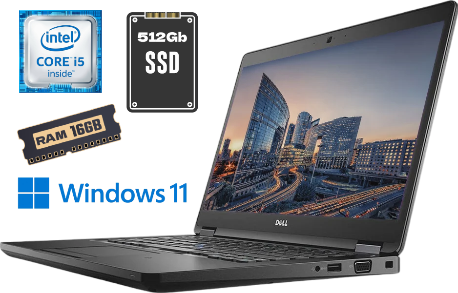 Dell Latitude 5480 Laptop | Intel i5 | 16GB RAM | 512Gb SSD