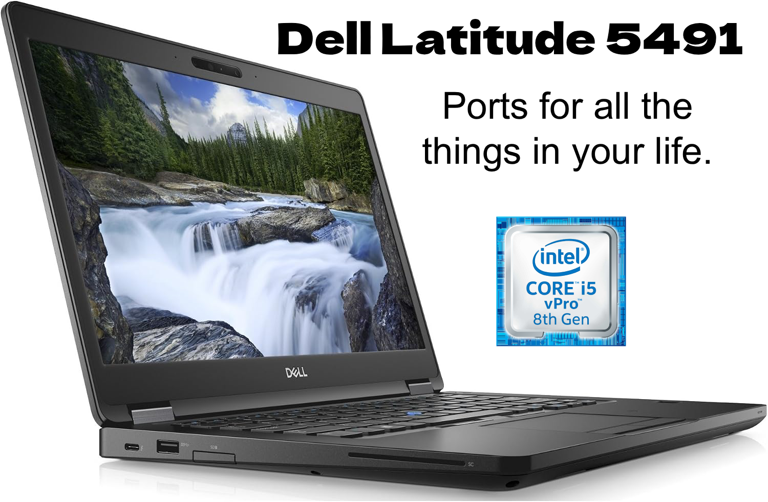 Dell Latitude 5491 - Intel i5 - 16GB RAM - 512Gb SSD
