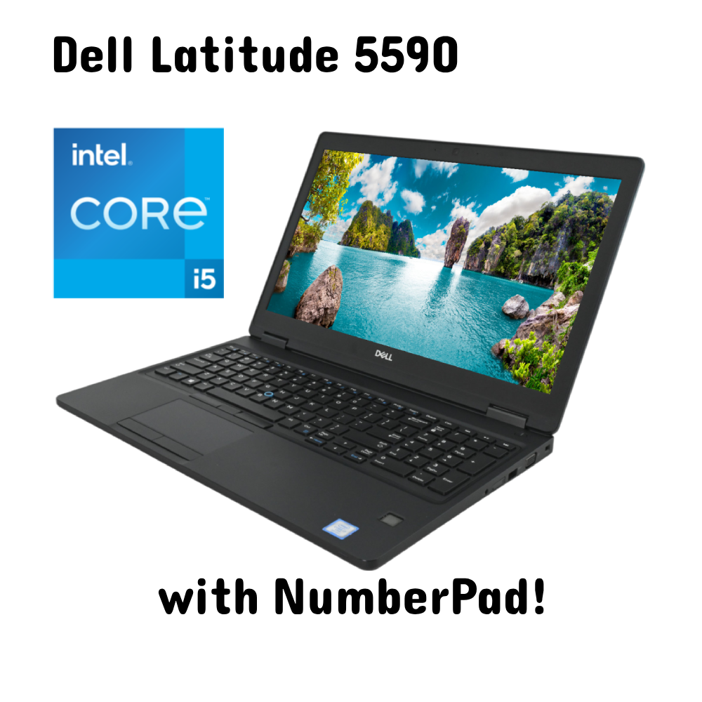 Dell Latitude 5590 Laptop | Intel i5 | 16Gb RAM | 256Gb SSD