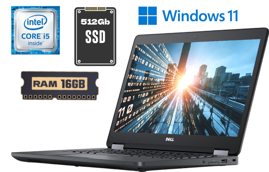 Dell Latitude E5470 | Intel i5  | 16GB RAM | 512Gb SSD