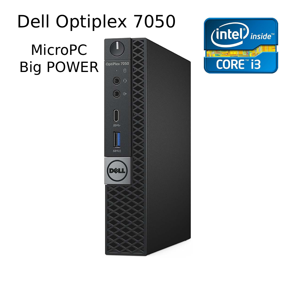Dell Optiplex 7050 MicroPC| 16GB RAM | 256Gb SSD