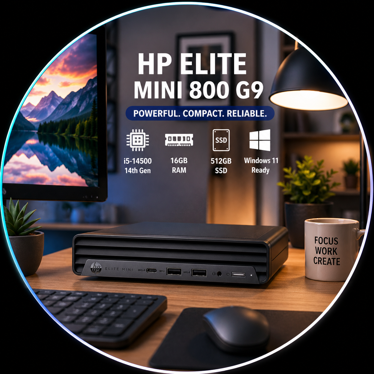 "NEW" HP Elite Mini 800 G9 Desktop PC