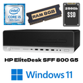 HP EliteDesk 800 G5 SFF Desktop PC -  i5 9th Gen Intel 8Gb RAM | 256Gb SSD