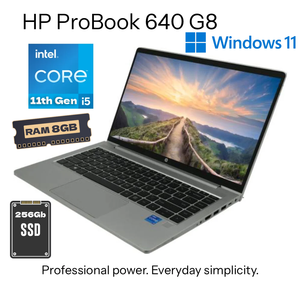 HP ProBook 640 G8 NoteBook | i5 11th Gen | 8Gb RAM | 256Gb Storage