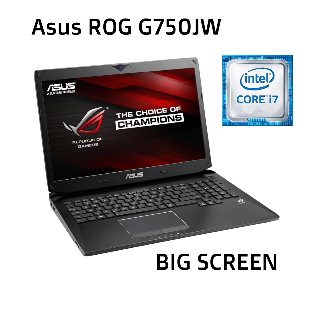 Asus G750JW - Intel i7 @ 2.40Ghz | 16Gb RAM | 1.25Tb Storage